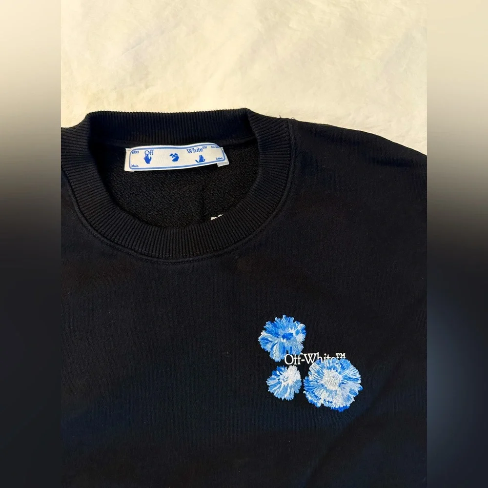 OFF WHITE Ember floral arrow crewneck - Picture 3 of 12